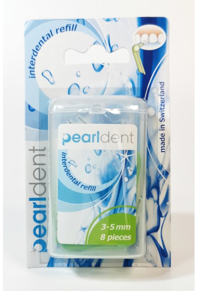 Pearldent Refill 3-5 mm Konik Arayüz Fırçası Yedeği 8 Li