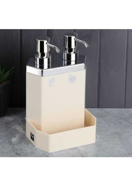 Akrilik Lecce Sıvı Sabunluk 2 Başlıklı 13121