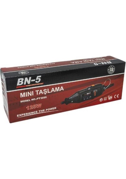 Bn5 Mini Taşlama Gravür Hobi Makinası (Tek Makina) PT3605