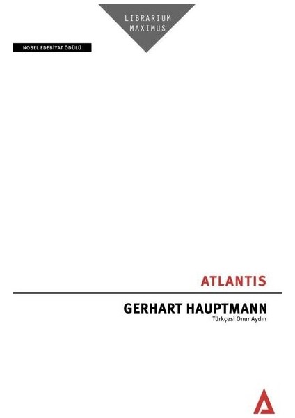 Atlantis - Gerhart Hauptmann