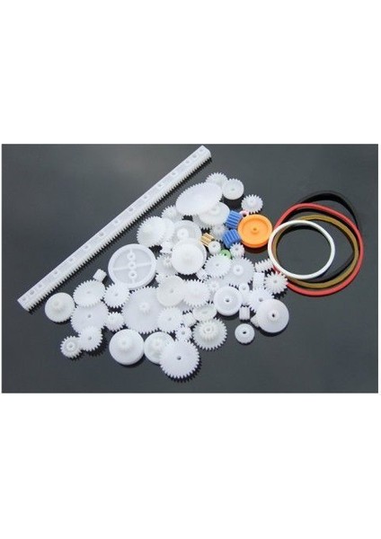 60 Parça Plastik Dişli Seti Rc Çark Arduino