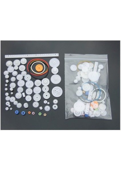 60 Parça Plastik Dişli Seti Rc Çark Arduino