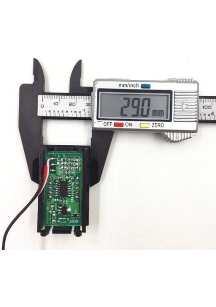 Dijital Voltmetre Dc 0-100V - Gerilim Ölçer Kırmızı