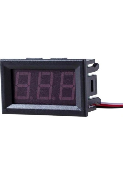 0.56 İnch Dc 0-100V Digital Kırmızı Voltmetre 3 Telli Panel Tip