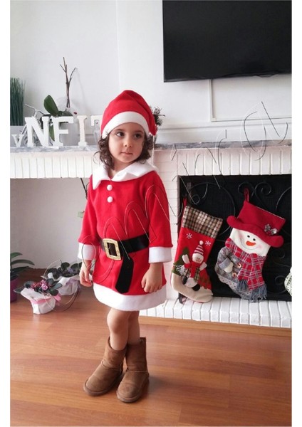 Bebek Market Noel Anne Bebek Çocuk Noel Baba Yılbaşı Kostüm fiyatları