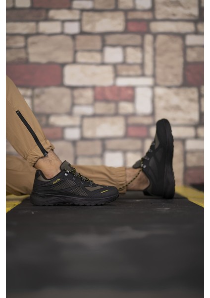 Haki Trekking Ayakkabı Yüksek Topuklu Su Geçirmez 1.sınıf Malzeme 00128030 fiyatları