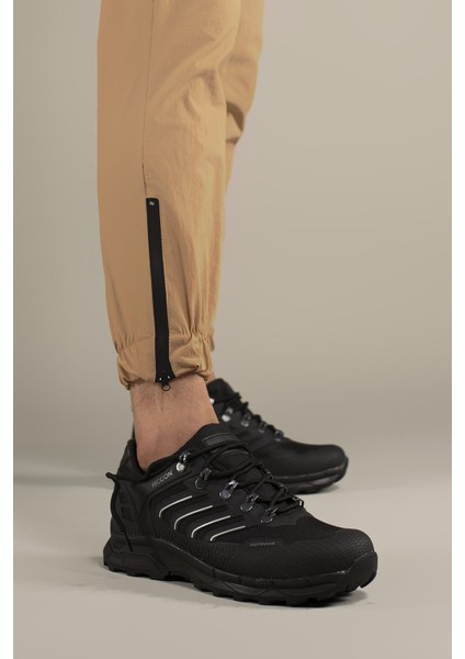 Siyah 3D Rubber Trekking Ayakkabı Ortapedik İç Taban ve Kaymaz Taban Özellikleriyle fiyatları