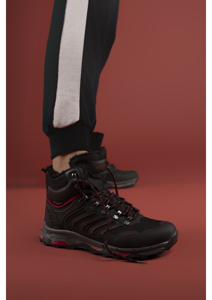 Siyah Kırmızı 3D Rubber Trekking Bot 00128055 fırsatları