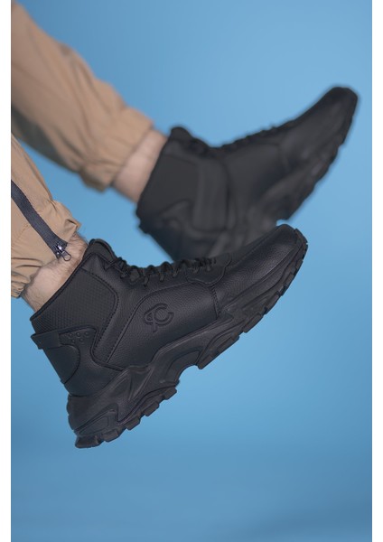 Siyah Siyah Sneaker Bot 0012108