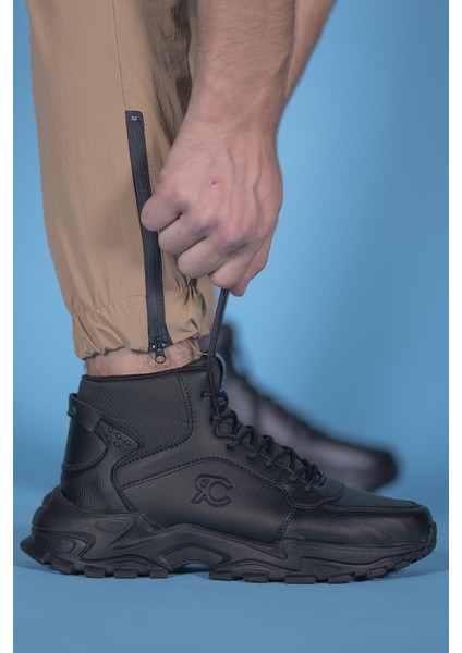 Siyah Siyah Sneaker Bot 0012108 fiyatları