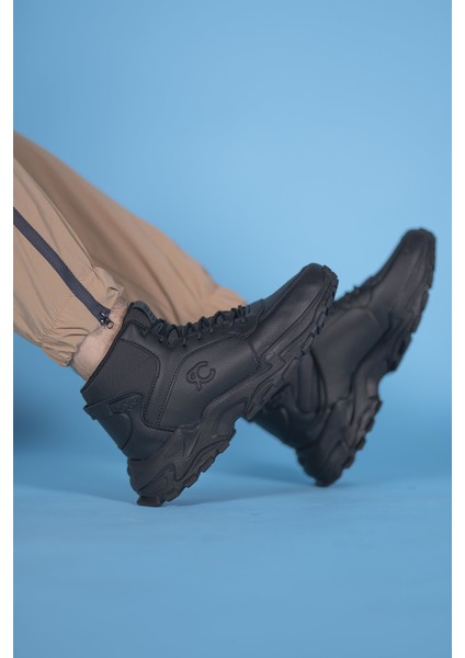 Siyah Siyah Sneaker Bot 0012108 fırsatları