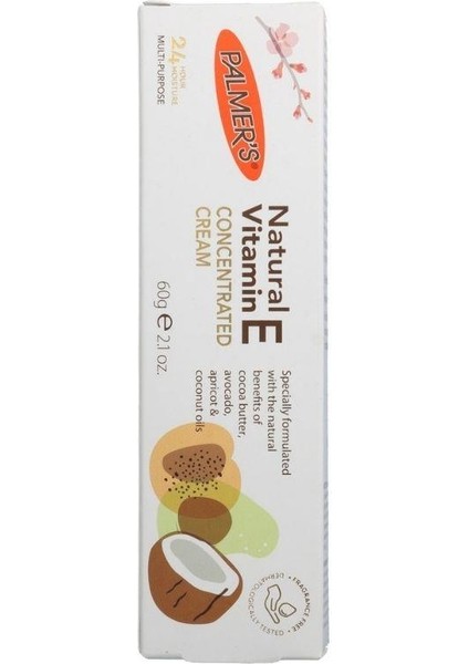 Natural Vitamin E Concentrated Cream 60 gr Krem