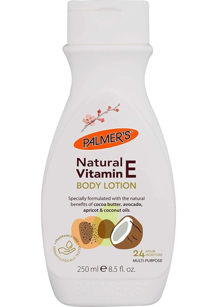 Natural Vitamin E El ve Vücut Losyonu 250ml