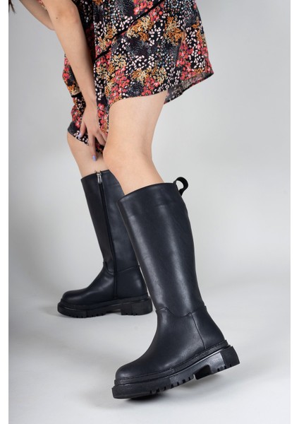 Siyah Cilt Kadın Çizme 0012360 indirimleri