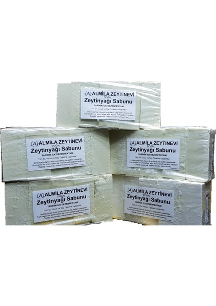 Doğal Zeytinyağı Sabunu 5 Adet 1kg