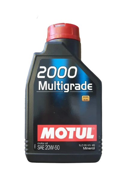 2000 Multigrade 20W-50 1 Litre Motor Yağı (Üretim Yılı: 2023)