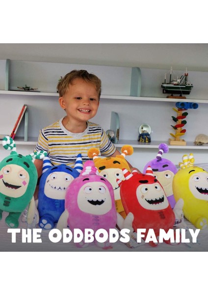 Oddbods Pogo Yumuşak Peluş Oyuncak - Mavi (Yurt Dışından)