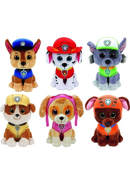 Paw Patrol: The Movie Chase Hayvan Peluş Köpek, 6” (Yurt Dışından)