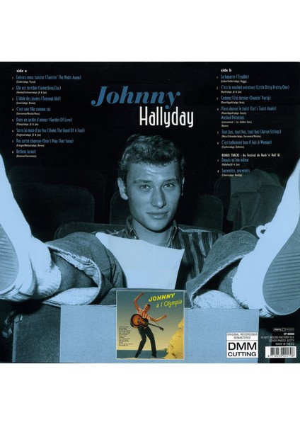 Tuna Müzik Plak - Johnny Hallyday Johnny A L'olympıa