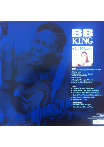Plak - B.b. Kıng Blues fiyatları