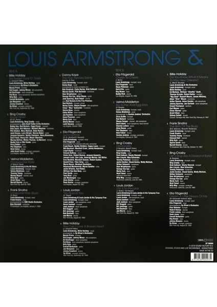 Plak - Louıs Armstrong Vocal Duets -Hq- fiyatları