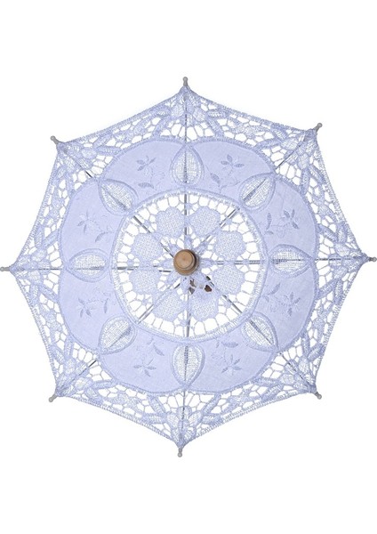 Düğün Gelin Şemsiyesi, Boyut: Uzunluk 26CM / Çapı 29CM (Beyaz) (Yurt Dışından)