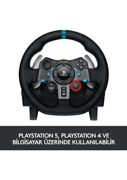 G G29 PS5, PS4 ve PC ile Uyumlu Driving Force Yarış Direksiyonu - Siyah