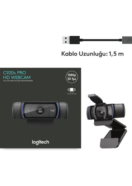 C920s ProHD 1080P Webcam 960-001252