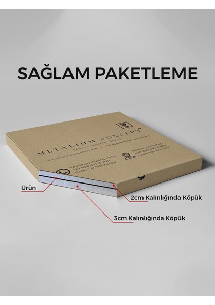 Dekoratif Aynalı Türkçe Rakamlı Metal Duvar Saati 60X60CM modelleri