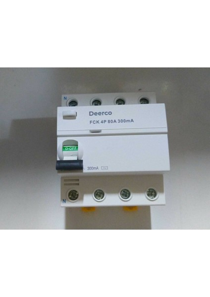 4X80 A 300MA Kaçak Akım Rölesi Fck 80