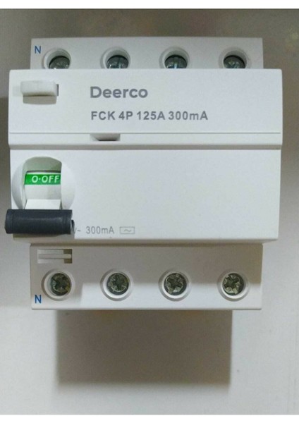 4X125 A 300MA Kaçak Akım Rölesi Fck 125