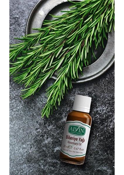 Biberiye Yağı (Rosemary Oil), 20 ml