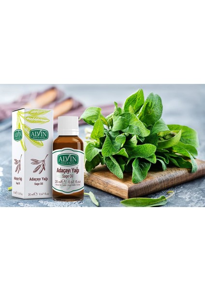 Adaçayı Yağı (Sage Oil), Doğal, 20 ml