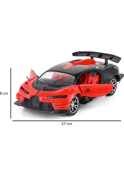 Gal Toys F/f Şarjlı Bugatti Kırmızı Kapıları Açılan 1:16