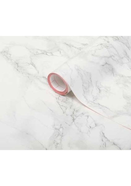 10125 Gri Mermer Desen Yapışkanlı Folyo| 0,45 cm x 1m