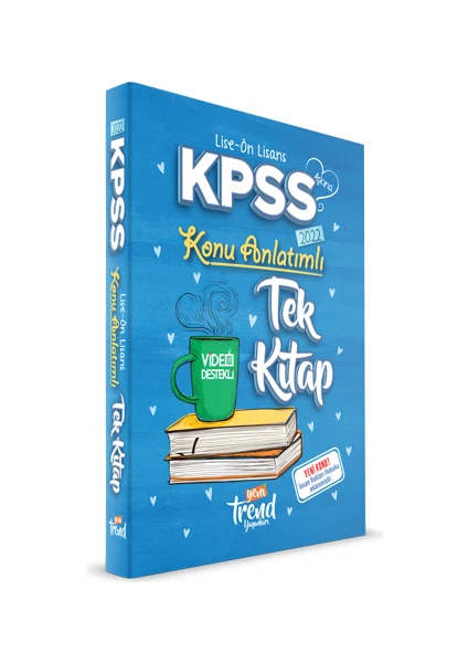 Yeni Trend Yayınları 2022 Kpss Lise & Önlisans: Tek Kitap Konu Anlatımı