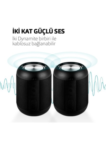 Dynamite Taşınabilir Kablosuz Bluetooth Hoparlör