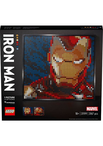 Art Marvel Stüdyoları Iron Man 31199 (3167 Parça)