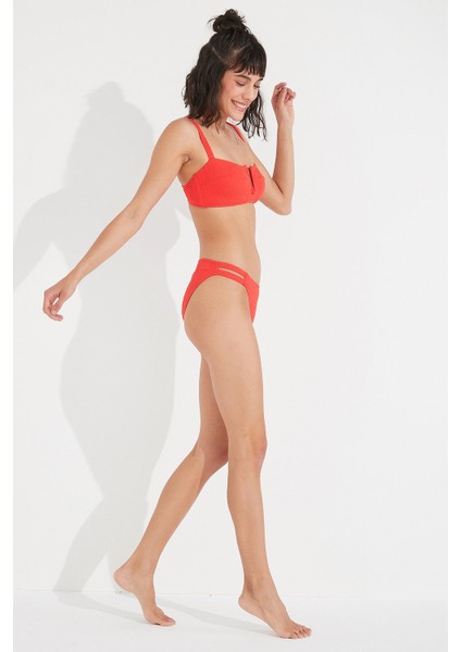 Kırmızı Eva Strapless Bikini Üstü fiyatları