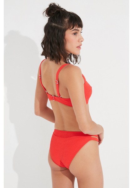 Kırmızı Eva Strapless Bikini Üstü indirimleri