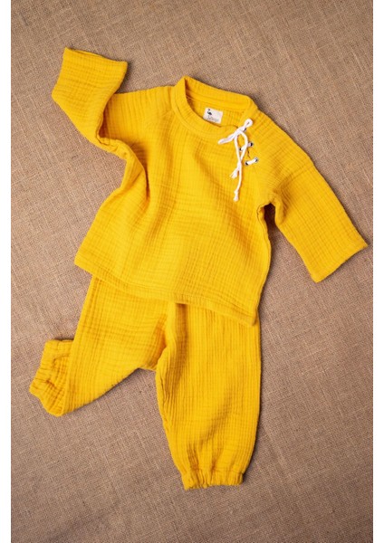 4 Kat Müslin Pijama Takımı
