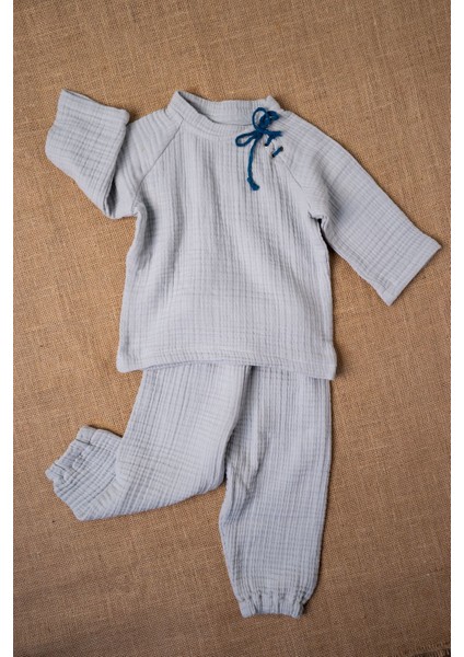 4 Kat Müslin Pijama Takımı