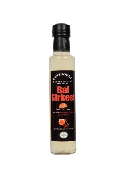 Çetinoğlu Fatma Hanım Bal Sirkesi 250 ml(Geleneksel Fermantasyon)