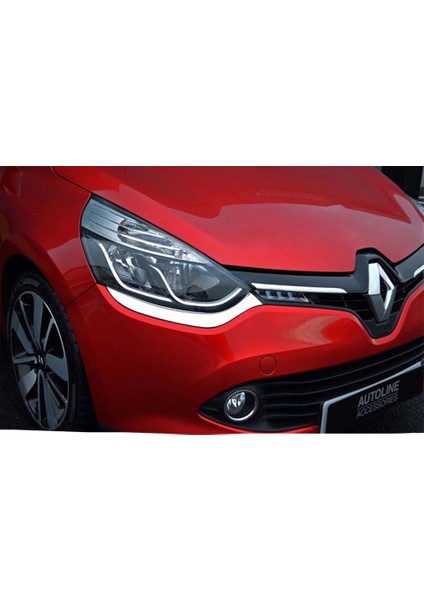 Renault Clio 4 Hb Krom Ön Panjur Izgarası 2 Parça 2012-2018 Paslanmaz Çelik