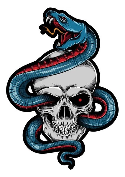 Yılan Gözlü Sticker