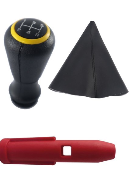 Peugeot 206 306 Vites Topuzu ve Körüğü Set 306 Sarı