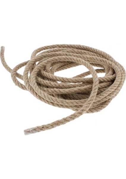 4 mm 10 Metre Jüt Halat Organik Kendir Çuval Ip