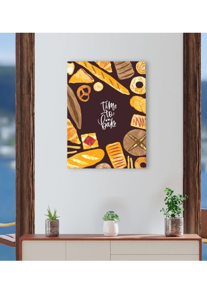 Gift Cafe & Bar & Restaurant Konseptli Kanvas Tablo 30X50CM-57