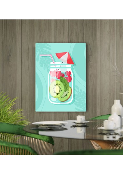 Gift Cafe & Bar & Restaurant Konseptli Kanvas Tablo 50X70CM-50