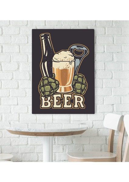 Gift Cafe & Bar & Restaurant Konseptli Kanvas Tablo 70X100CM-52